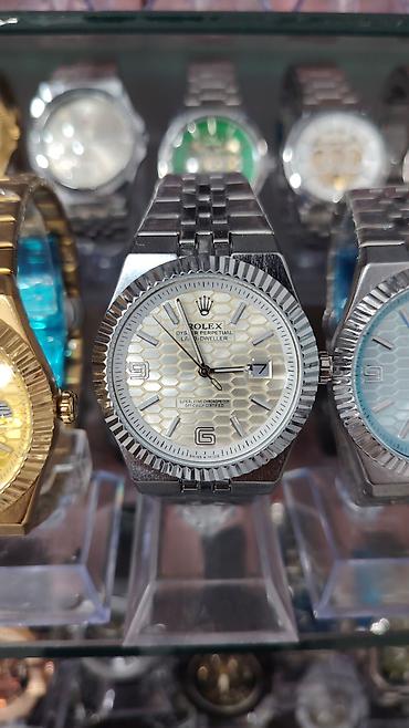 Rolex tərzində klassik kişi qol saatları - Korpus və qolbaq