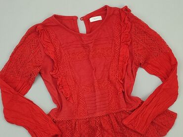 bluzka z jednorożcem: Blouse, Next, 5-6 years, 110-116 cm, condition - Good