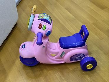 oyuncaq ev: VTech Ride-on uşaq skuter oyuncağı - Rəng: çəhrayı, 3 təkərli sabit — 1