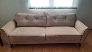 valjevo namestaj: Three-seat sofas, color - Beige, Used