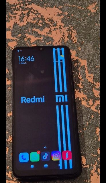 телефон флай 2: Xiaomi Redmi 12C, 128 ГБ, цвет - Черный, 
 Сенсорный, Отпечаток пальца, Две SIM карты