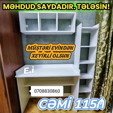 madeyra metbex stol stullari: *Yazı Masası 3'lü dəst 115Azn💥* ENDİRİM ✔️Şəhər daxili Çatdırılma