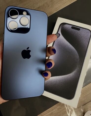 iphone 12 pro max цена бишкек бу: IPhone 15 Pro Max, Б/у, 256 ГБ, Blue Titanium, Зарядное устройство, Защитное стекло, Чехол, 89 %