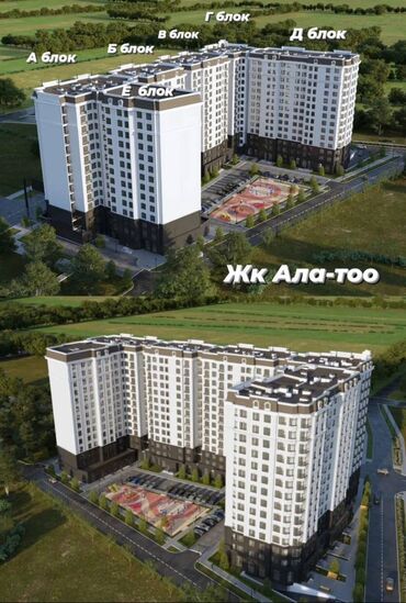 Продажа квартир: 2 комнаты, 65 м², Элитка, 7 этаж, ПСО (под самоотделку)