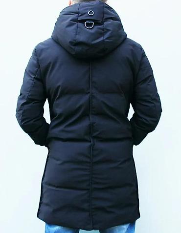 Zimske jakne: Muška zimska parka – crna - Duža parka kroja do sredine butina za — 5