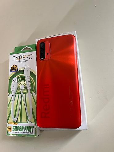 xiaomi redmi 9 t: Redmi 9T, 128 GB, rəng - Qırmızı, Face ID — 10