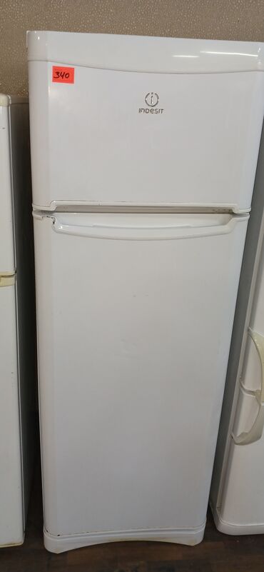 kask kamera: 2 qapılı Indesit Soyuducu Satılır, rəng - Ağ