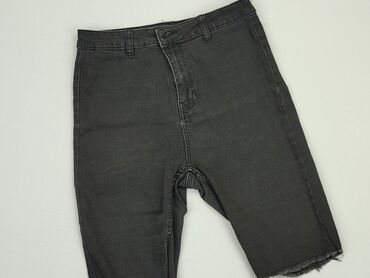 czarne krotkie legginsy: Krótkie Spodenki Damskie, Cropp, L (EU 40), stan - Dobry