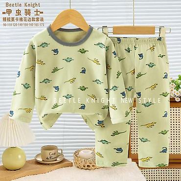 termo corab: Uşaq üçün iki hissəli pijama dəsti - Model: Uzunqol köynək + uzun — 10