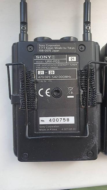rush wave: Комплект микрофонов Sony URX - P03 1. приемник 2 — 6