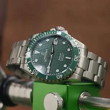 Ručni satovi: Boderry BDA007T SEATURTLE OCEAN - 40mm - Zelena - Titanium — 17