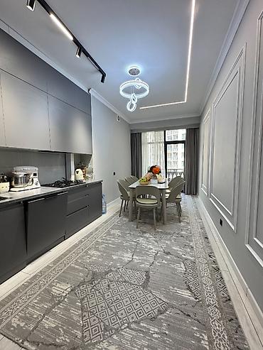 Продажа квартир: 2 комнаты, 83 м², Асанбай мкр Элитка, 4 этаж, Дизайнерский ремонт — 2