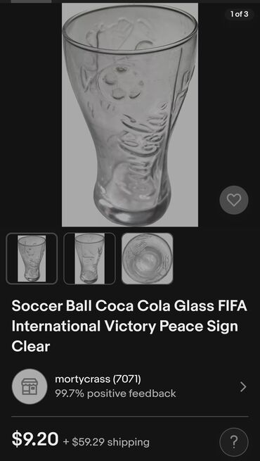 Čaše: Case nove,vintaz Coca Cola fudblaska lopta Fifa. Nove case,sve na — 4