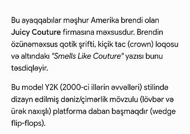 kupalni push up: Juicy Couture brendinin Y2K üslubunda platforma basmaqları - Brend — 3