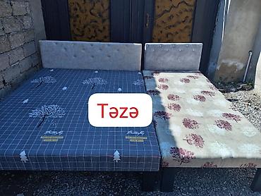 tek carpayılar: Təzə çarpayılar. 1 nəfərlik çarpayılar 50 manat. 2 nəfərlik taxt 100 — 1