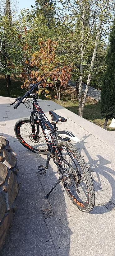 dağ velosiped: NXT markalı dağ/şəhər tipli velosiped. Qara rəngli korpus narıncı və — 3