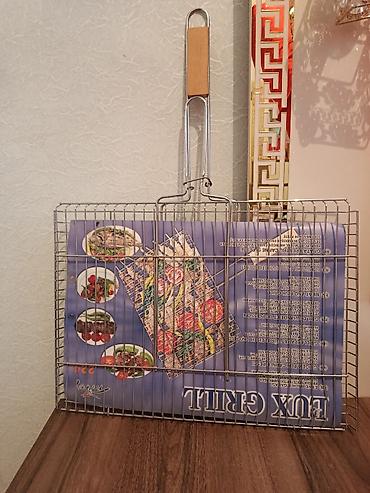istilik veren: Məhsul: Metal manqal üçün ızgara səbəti (Lux Grill) Təsvir: - Balıq — 1