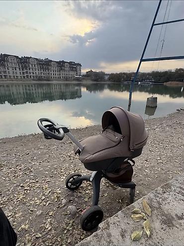 carrello bravo коляска: Коляска, Stokke, цвет - Коричневый, Б/у, Самовывоз — 1