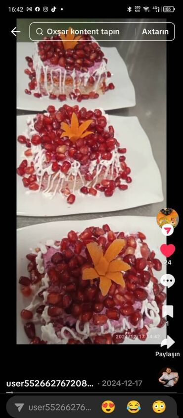 Aşpazlar: Salatcı işi axtarıram .10 ilden artıqdır təcrübəm. 60 yaşım var — 4