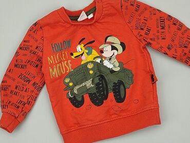 kurtka wiatrowka chłopięca: Sweatshirt, Disney, 6-9 months, condition - Very good