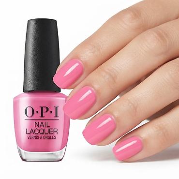 Лак для ногтей OPI Nail Lacquer (Ярко-розовый), классический