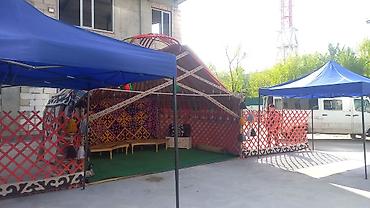 Аренда юрт: Аренда юрты, Каркас Деревянный, 75 баш, С полом, Самовар, Стол — 18