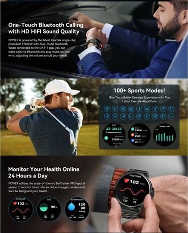 Ručni satovi: Smart watch, Muški — 13