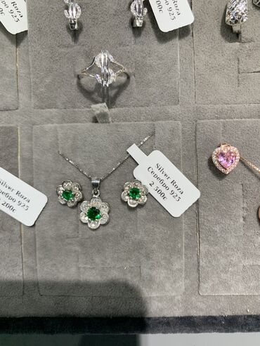 Серебряные наборы украшений: Набор украшений, Проба 925, Женские, Новый — 25