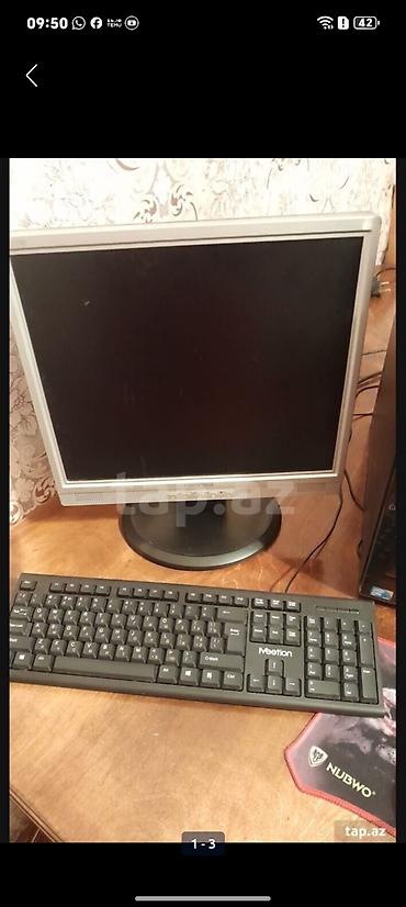 12 pro barter: Masaüstü kompüter dəsti – Compaq sistem bloku ilə Komplekt: - Compaq — 3