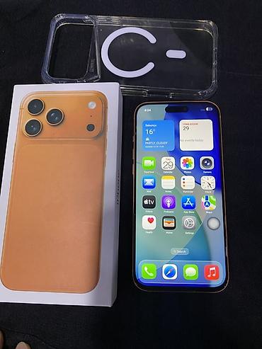 iphone 7 plus satis: IPhone 17 Pro Max, 256 GB, Qızılı, Zəmanət — 2