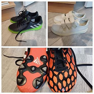uşaq krossovkaları: Uşaq ayaqqabıları – 3 cüt 1) Adidas qapalı məkan idman ayaqqabısı - — 1