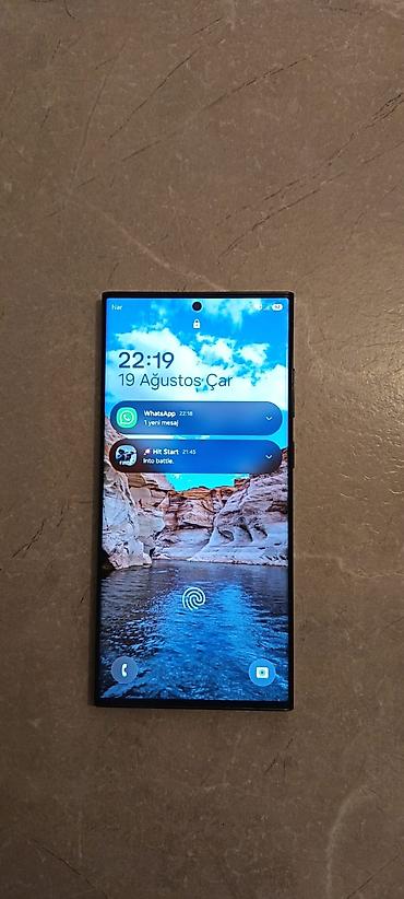 galaxy ultra: Samsung Galaxy S23 Ultra, 256 GB, rəng - Qara, Barmaq izi, Face ID — 1