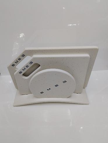 овощи резка: Набор разделочных досок SMEG с подставкой - Комплект из 4 досок — 2