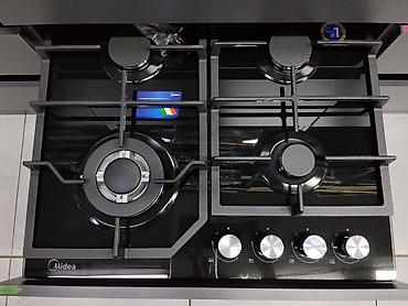 Встраиваемая газовая варочная панель Midea на 4 конфорки. Основные
