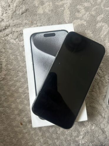 iphone 13 pro цена бишкек: IPhone 15 Pro, Колдонулган, 256 ГБ, Ак, Заряддоочу түзүлүш, Кабель, Куту, 89 %