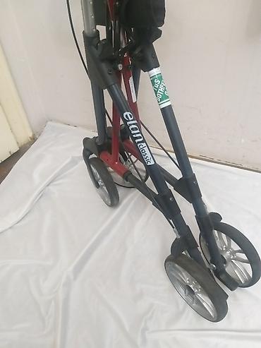 Hodalice, štake, štapovi za hodanje, kolica za hodanje: Nemacka aluminijumska hodalica-setalica ELAN CLASSIC, rolator sa 4 — 10