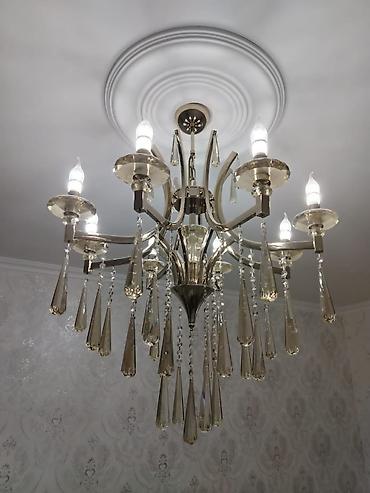 şam qiymətləri: Çılçıraq, 8 lampa, Metal — 1