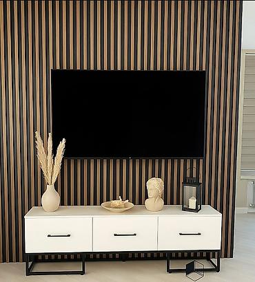 Тумбы и подставки для телевизора: Тумба и подставка для телевизора, Напольная, ЛДСП, цвет - Белый — 5