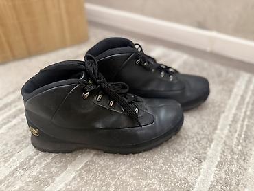 весна осень: Мужские ботинки, 43, Timberland, Б/у, цвет - Черный, Самовывоз — 1