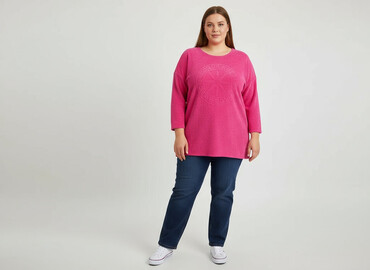 sweter z c a: Women`s sweater, size 4XL