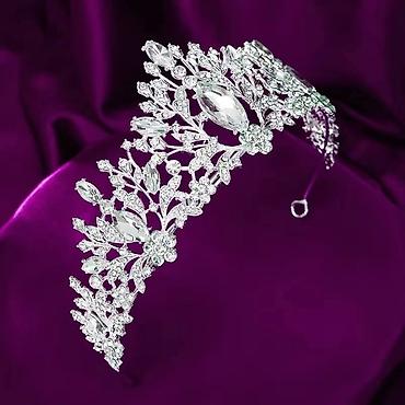 ogrlice prodaja: 05. Luksuzne dijademe/krune sa kristalima – elegantni ukrasi za kosu — 4