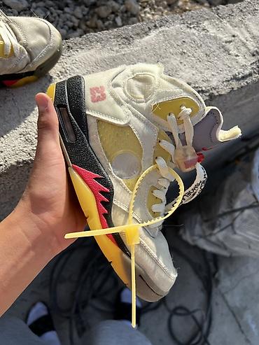новые туфли: Мужские кроссовки, 38, Off-White, Б/у, цвет - Желтый, Самовывоз, Платная доставка — 4