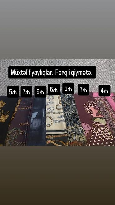 Baş geyimləri: Tünd qəhvəyi rəngli, müxtəlif naxışlarla bəzədilmiş yaylıq. Yaylığın — 10
