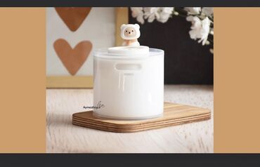 soyuducular ev: Şirin ayı fiqurlu ultrasonik stolüstü hava nəmləndiricisi və gecə