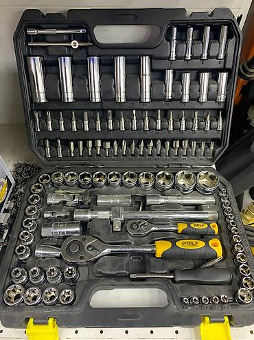 Наборы инструментов: Набор ключей ROCKFORCE 100 персон распродажа — 9