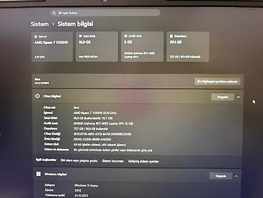Ноутбуки и аксессуары: Lenovo LOQ oyun noutbuku ⚡ Prosessor: AMD Ryzen 7 7435HS 🎮 Videokart — 5