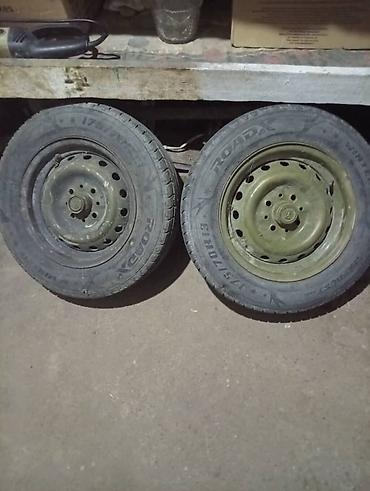ли 9 авто: Колеса в сборе 175 / 70 / R 13, Зима, Б/у, Пара, Легковые, Железные, отверстий - 4 — 1