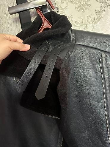 Кожаные куртки: Кожаная куртка, Классическая модель, Экокожа, С утеплителем, Стандарт — 6