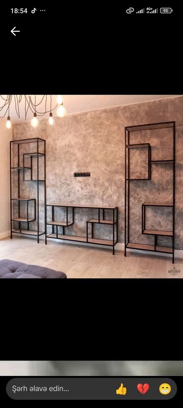 Rəflər: Yeni, Dekorativ rəf, Corner shelf, Azərbaycan — 14