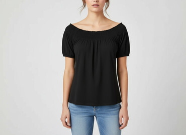 bluzki w serek plus size: H&M, Жіноча блуза, розмір S